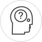 Picture of a person thinking