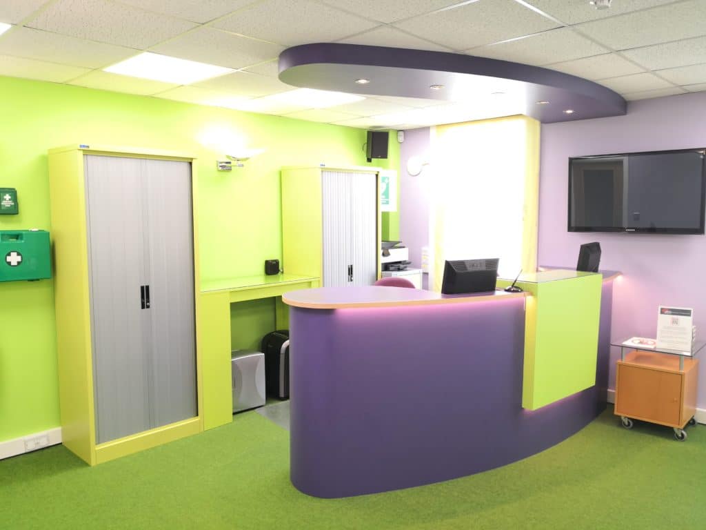 WellBeing Clinics reception