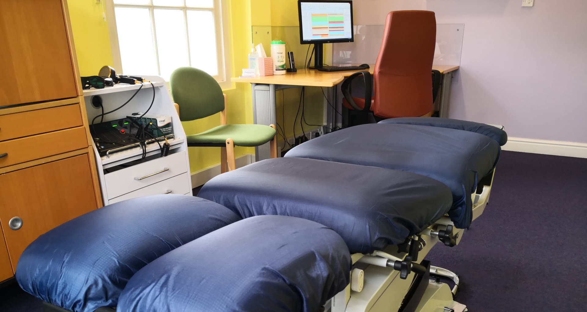 WellBeing Clinics examination and treatment room