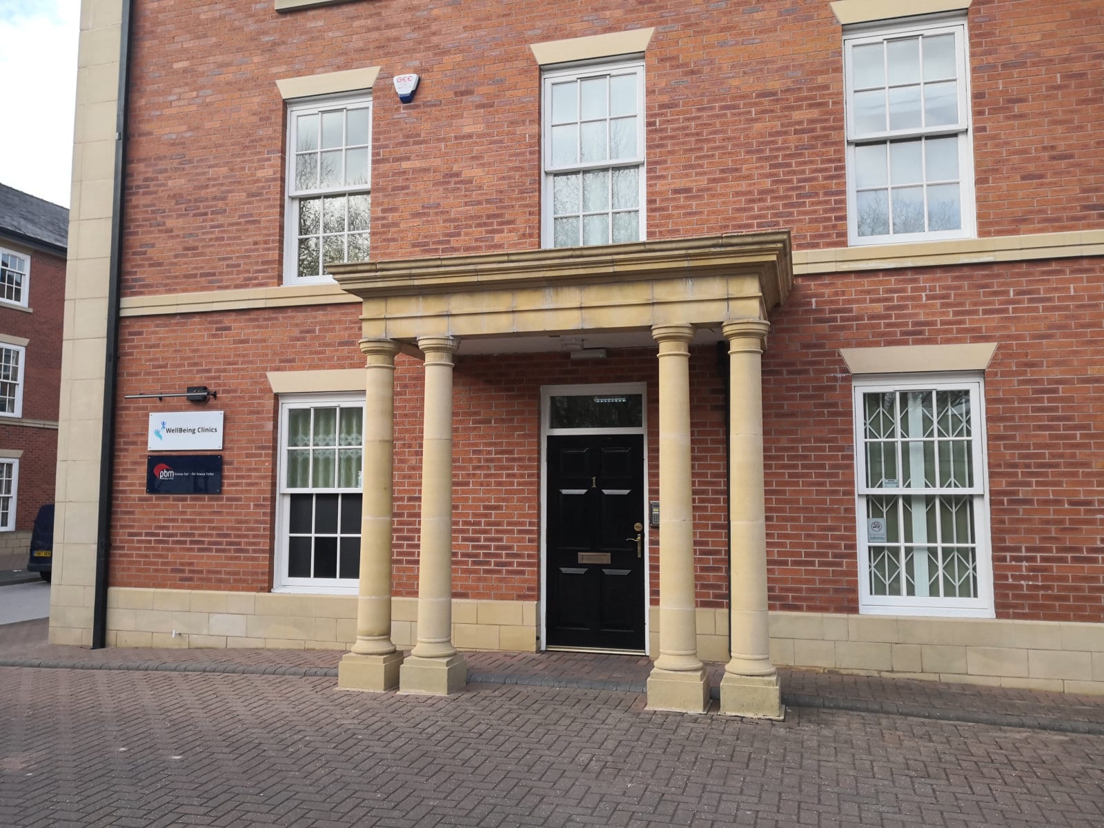 Cleaned external stone work